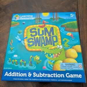 Learning Resources Sum Swamp Math Board Game Addition Subtraction